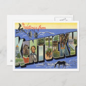 ケンタッキー お土産 アメリカの州 ポストカード (正面/裏面)