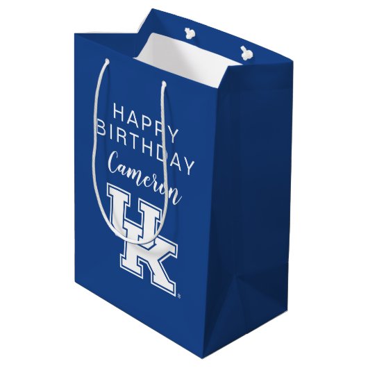 ケンタッキー|の誕生日の大学 ミディアムペーパーバッグ (裏面アングル)