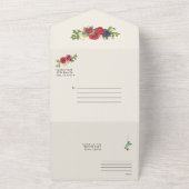 ケンタッキー・インスパイアダービー全員の結婚式への招待 オールインワン招待状 (外側)