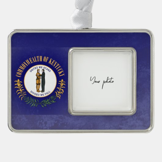 ケンタッキー シルバープレートフレームオーナメント (正面)