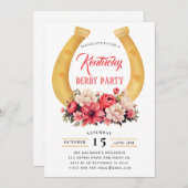 ケンタッキー・ダービーパーティー招待状 招待状 (正面/裏面)