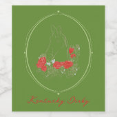 ケンタッキー・ダービーワインラベル ワインラベル (シングルラベル)