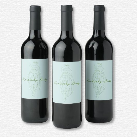 ケンタッキー・ダービーワインラベル ワインラベル