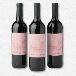 ケンタッキー・ダービーワインラベル ワインラベル