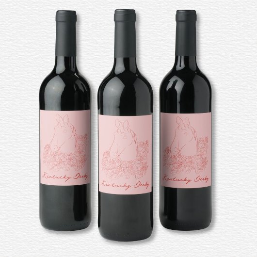ケンタッキー・ダービーワインラベル ワインラベル
