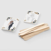 ケンタッキー・ダービー結婚式 プログラムファンと写真 ハンドファン (組立なし)