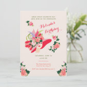 ケンタッキー・ダービー誕生日パーティーの招待 招待状 (スタンド正面)