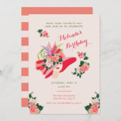 ケンタッキー・ダービー誕生日パーティーの招待 招待状 (正面/裏面)