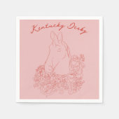 ケンタッキー・ダービー スタンダードカクテルナプキン (正面)