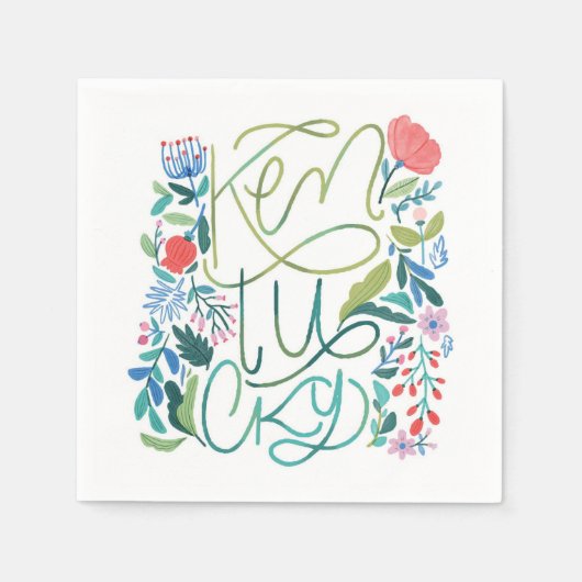 ケンタッキー・ダービー スタンダードカクテルナプキン (正面)