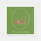 ケンタッキー・ダービー スタンダードカクテルナプキン (正面)