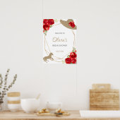 ケンタッキー ダービー ブライダル シャワー ウェルカム サイン (キッチン)