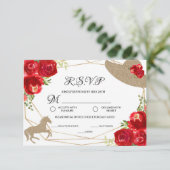 ケンタッキー ダービー ブライダル シャワー レスポンス カード (スタンド正面)