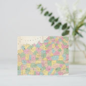ケンタッキー・テネシーの地図 ポストカード (スタンド正面)