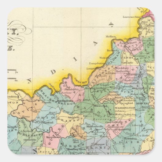 ケンタッキー、テネシー4 スクエアシール (正面)