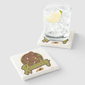 ケンタッキー・ビッグフット・コースター ストーンコースター (横)