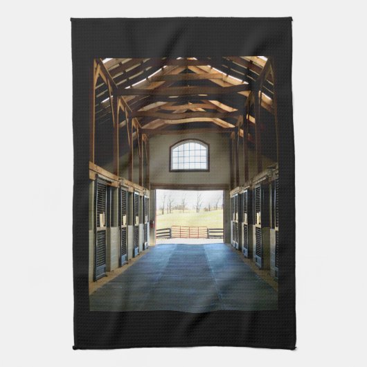 ケンタッキー・ビュー・from the Barn キッチンタオル (縦)