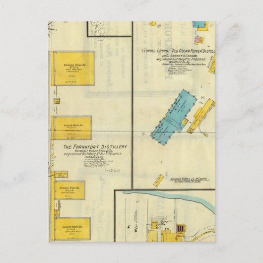 ケンタッキー・フランクフォート3 ポストカード (正面)