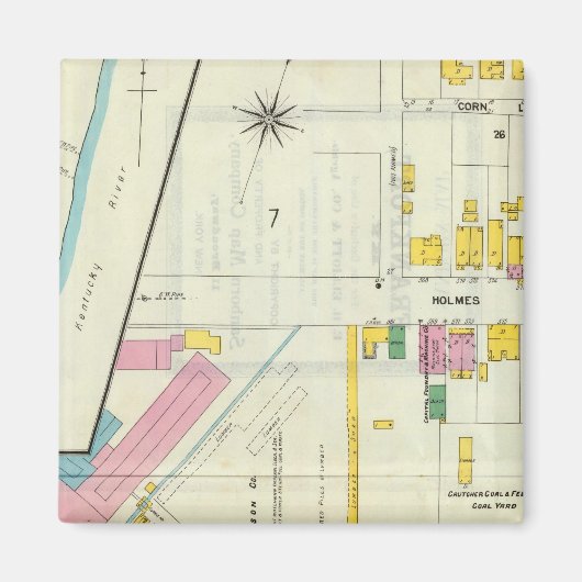 ケンタッキー・フランクフォート4 マグネット (正面)