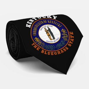 ケンタッキー・ブルーグラス州旗 ネクタイ