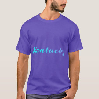 ケンタッキー・ブルーグラデーションライティングプレミアム Tシャツ