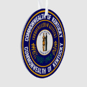 ケンタッキー・ラウンド・エンブレム オーナメント (正面)