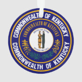 ケンタッキー・ラウンド・エンブレム オーナメント (裏面)