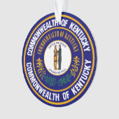 ケンタッキー・ラウンド・エンブレム オーナメント (正面)