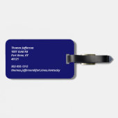 ケンタッキー ラゲッジタグ (裏面横)