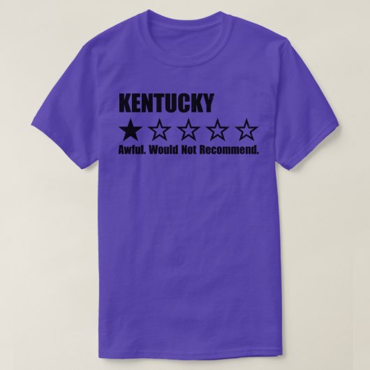 ケンタッキー・ワン・レビューTシャツ Tシャツ (デザイン正面)