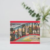 ケンタッキー・ヴィンテージ旅行ポストカードからの挨拶 ポストカード (スタンド正面)