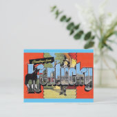 ケンタッキー・ヴィンテージ旅行ポストカードからの挨拶 ポストカード (スタンド正面)