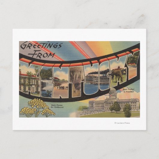 ケンタッキー(州首都/花) ポストカード (正面)