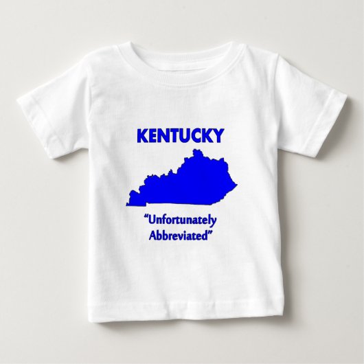 ケンタッキー - 残念な略称 ベビーTシャツ (正面)