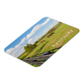 ケンタッキー、馬の農場でフォトマグネット マグネット (左側)