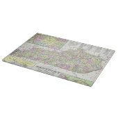 ケンタッキー(1850年)のヴィンテージの地図 カッティングボード (角)