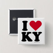 ケンタッキー- I愛KY - I愛ケンタッキー 缶バッジ (正面&裏面)