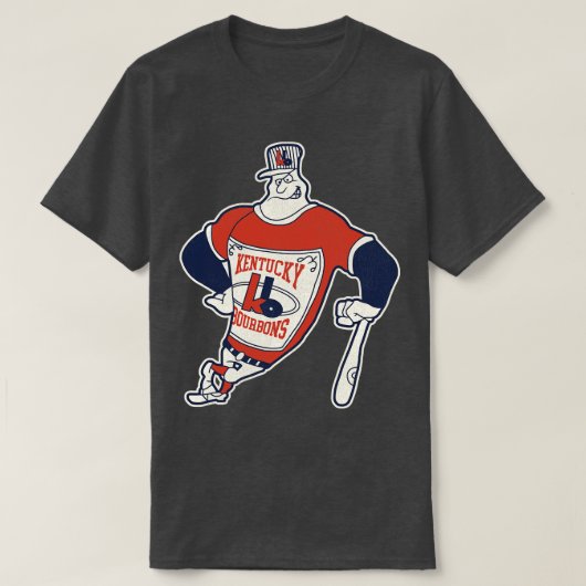 ケンタッキーBourbsonon Defunct Louisvilleソフトボール Tシャツ (デザイン正面)