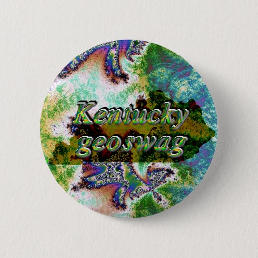 ケンタッキーGeoswagのスワッグのGeocachingのギフトの宝物 缶バッジ (正面)