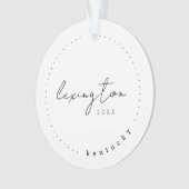 ケンタッキーKY旅行統一された州 オーナメント (正面)