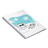 ケンダル&ペイジ – ビーチ ノートブック (右側)