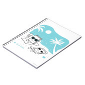 ケンダル&ペイジ – ビーチ ノートブック (左側)