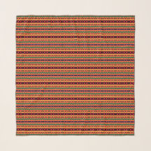 ケンテストライプファッションデザインスカーフ