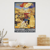 ケンテネアデラルジェリーヴィンテージ旅行ポスター ポスター (キッチン)