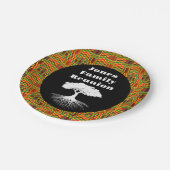 ケンテブラックファミリー懇親会紙プレート ペーパープレート (アングル)