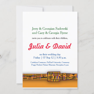 ケンテ招待状シリーズ2。 招待状