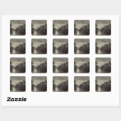 ケントのマイストンの近くのアリントン城；月光 スクエアシール (シート)
