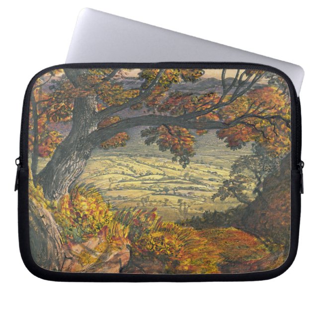 ケントのWeald、c.1827-28 (w/c及びpapのグワッシュ ラップトップスリーブ (正面)