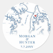 ケントアイランドデスティネーションウェディングエンベロエレガントープ ラウンドシール (正面)