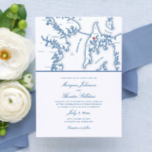 ケントアイランドメリーランドの地図デスティネーションウェディング